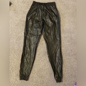SPANX faux leather jogger